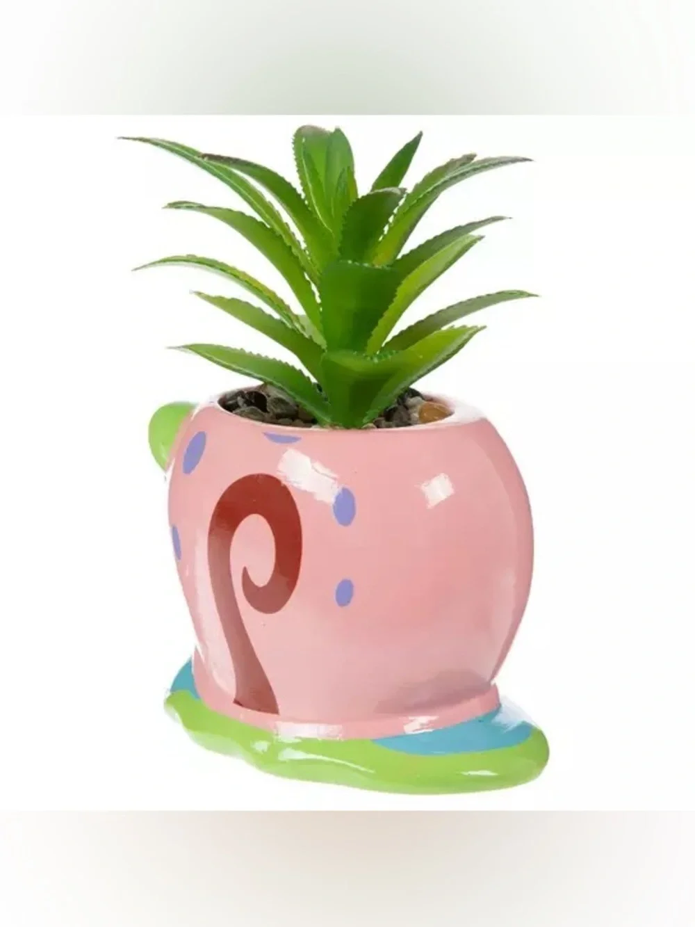 Green Plant In Gary The Snail Pot